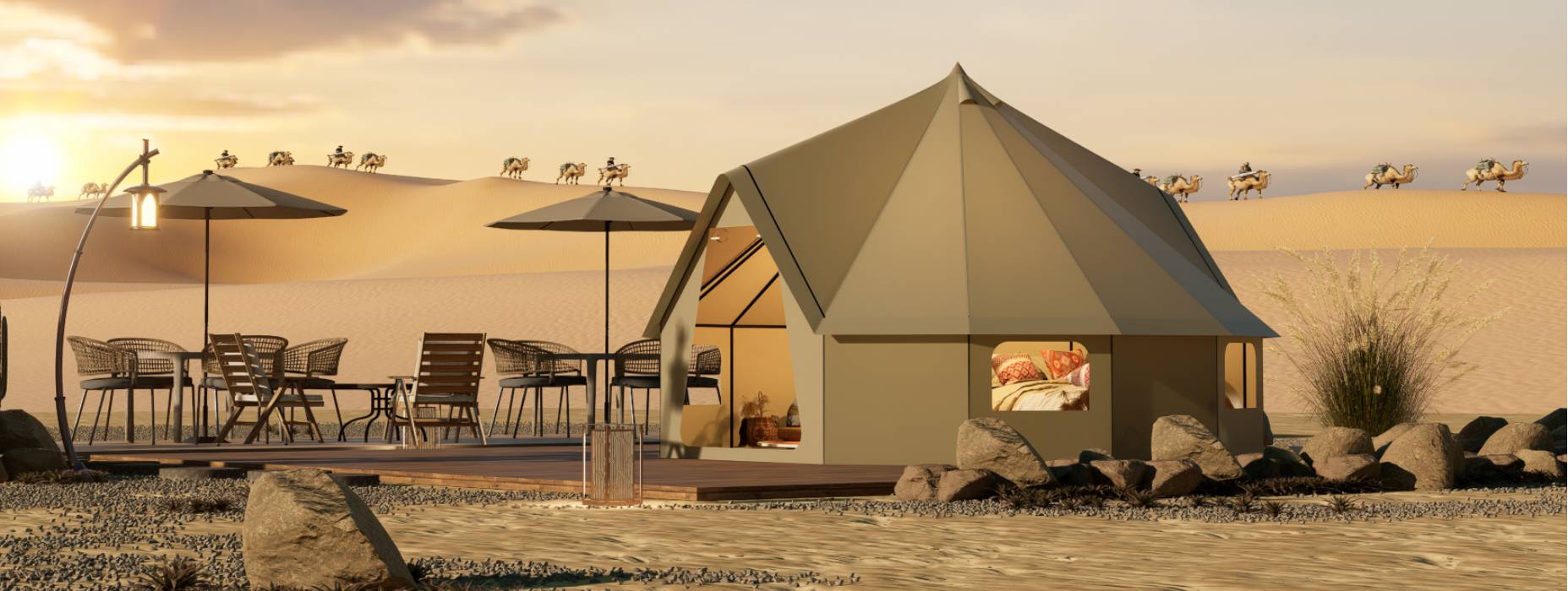 共青城市露营酒店帐篷产品